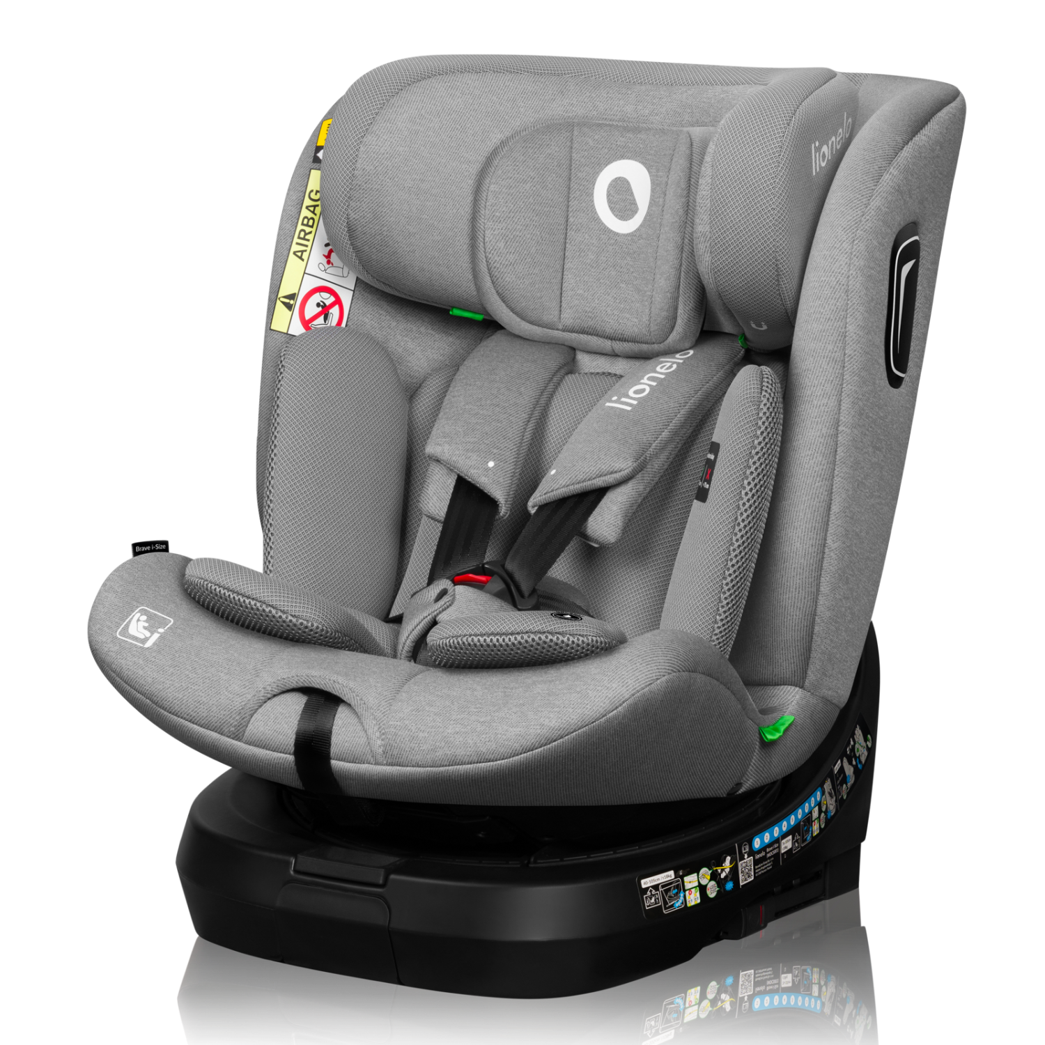Lionelo Brave i-Size Grey Stone — Kindersitz