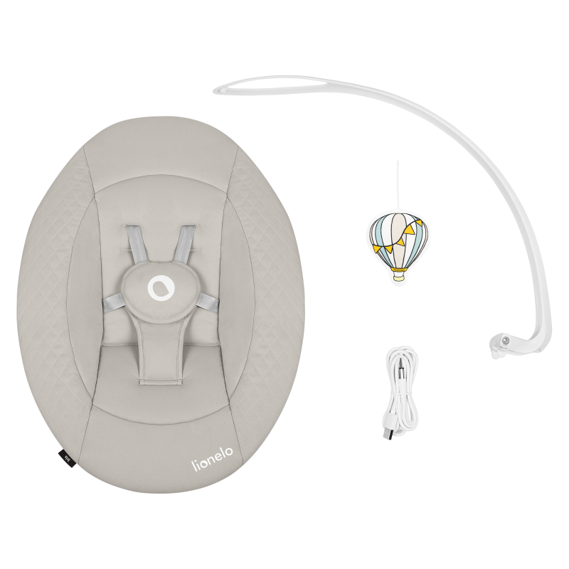 Lionelo Iris Beige Sand — Babywippe