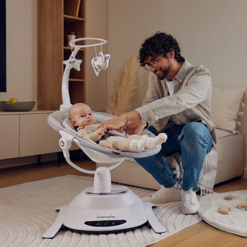 Lionelo Bella Grey Concrete — Babywippe