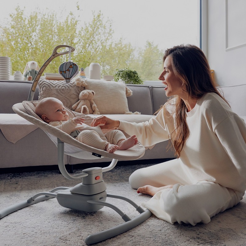 Lionelo Rio Beige Latte — Babywippe