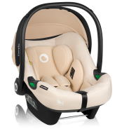 lionelo Astrid i-Size Set Beige Sand — Autositz mit ISOFIX-Basis