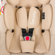 lionelo Astrid i-Size Set Beige Sand — Autositz mit ISOFIX-Basis