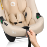 lionelo Astrid i-Size Set Beige Sand — Autositz mit ISOFIX-Basis
