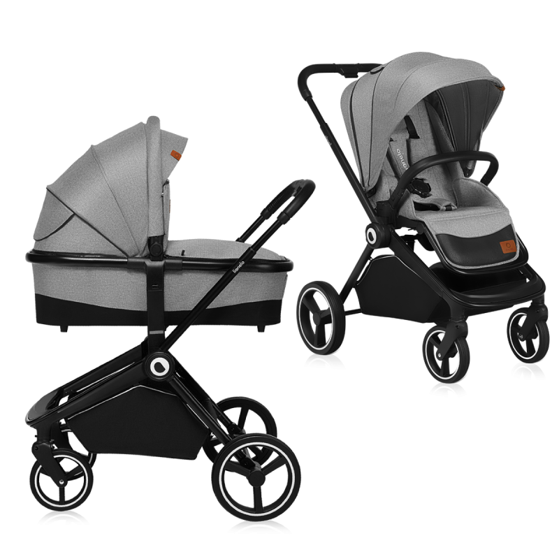 Lionelo Mika 2in1 Grey Stone — Kombikinderwagen