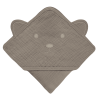 lionelo Muslin Hooded Towel Beige Cappuccino — Badetuch mit Kapuze