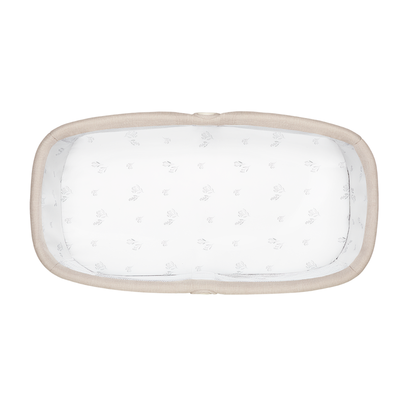 lionelo Malin Evo Beige Natural — Vielseitiges Kinderbett mit Wiege