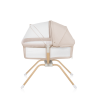 lionelo Malin Evo Beige Natural — Vielseitiges Kinderbett mit Wiege