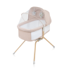 lionelo Malin Evo Beige Natural — Vielseitiges Kinderbett mit Wiege