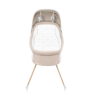 lionelo Malin Evo Beige Natural — Vielseitiges Kinderbett mit Wiege