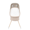 lionelo Malin Evo Beige Natural — Vielseitiges Kinderbett mit Wiege