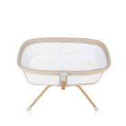 lionelo Malin Evo Beige Natural — Vielseitiges Kinderbett mit Wiege