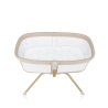 lionelo Malin Evo Beige Natural — Vielseitiges Kinderbett mit Wiege