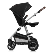 lionelo Amber 2in1 Black Silver — Kombikinderwagen