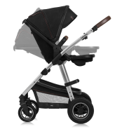 lionelo Amber 2in1 Black Silver — Kombikinderwagen