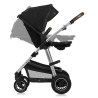 lionelo Amber 2in1 Black Silver — Kombikinderwagen