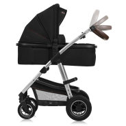 lionelo Amber 2in1 Black Silver — Kombikinderwagen