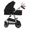 lionelo Amber 2in1 Black Silver — Kombikinderwagen