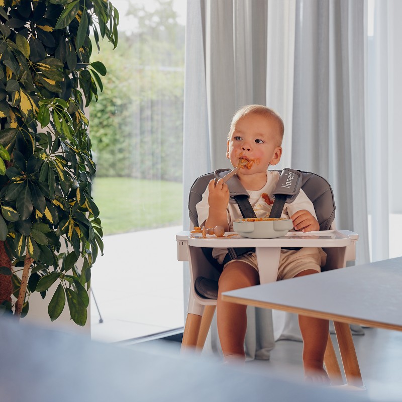 lionelo Koen Beige Sand — Hochstuhl