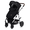 lionelo Amber 3in1 Black Silver — Kombikinderwagen