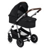 lionelo Amber 3in1 Black Silver — Kombikinderwagen