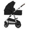 lionelo Amber 3in1 Black Silver — Kombikinderwagen
