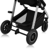lionelo Amber 3in1 Black Silver — Kombikinderwagen