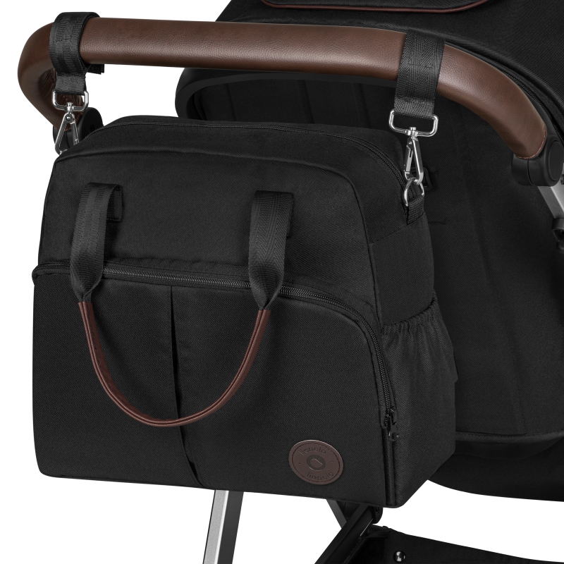lionelo Amber 3in1 Black Silver — Kombikinderwagen