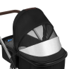 lionelo Amber 3in1 Black Silver — Kombikinderwagen