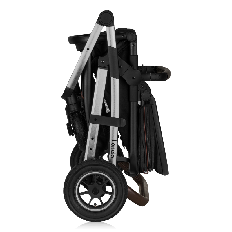 lionelo Amber 3in1 Black Silver — Kombikinderwagen