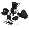 lionelo Amber 3in1 Black Silver — Kombikinderwagen