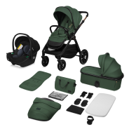 Lionelo Layla 3in1 Green Forest — Kombikinderwagen