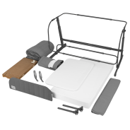 Lionelo Thomi Plus 5 in 1 Grey Concrete — 5-in-1-Kinderbett