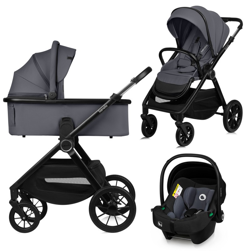 Lionelo Layla 3in1 Grey Stone — Kombikinderwagen