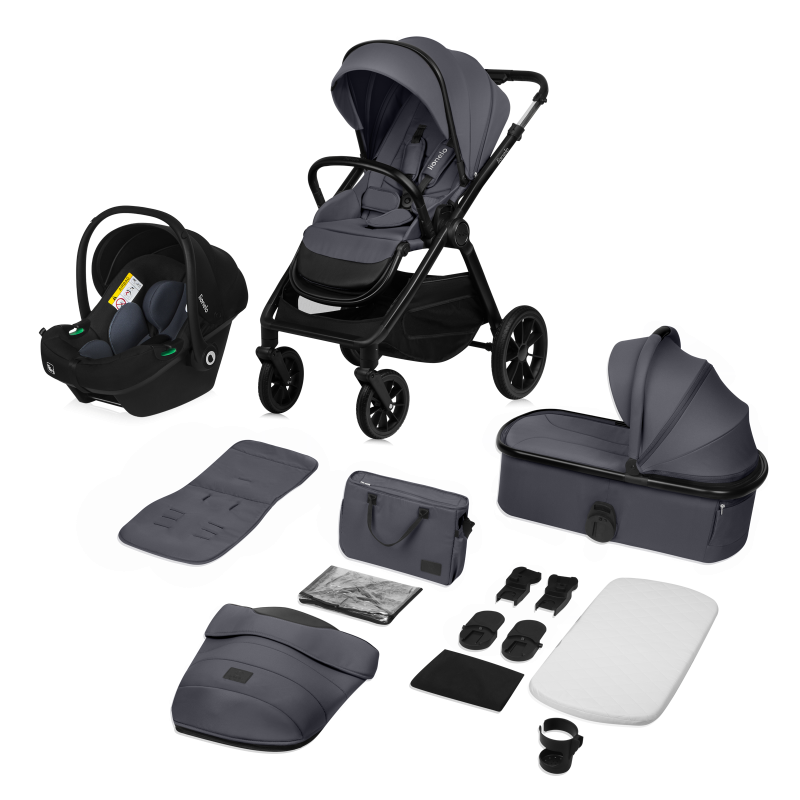 Lionelo Layla 3in1 Grey Stone — Kombikinderwagen