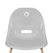 Lionelo Dalia Set Grey Stone Natural — Hochstuhl und Babywippe