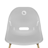 Lionelo Dalia Set Grey Stone Natural — Hochstuhl und Babywippe