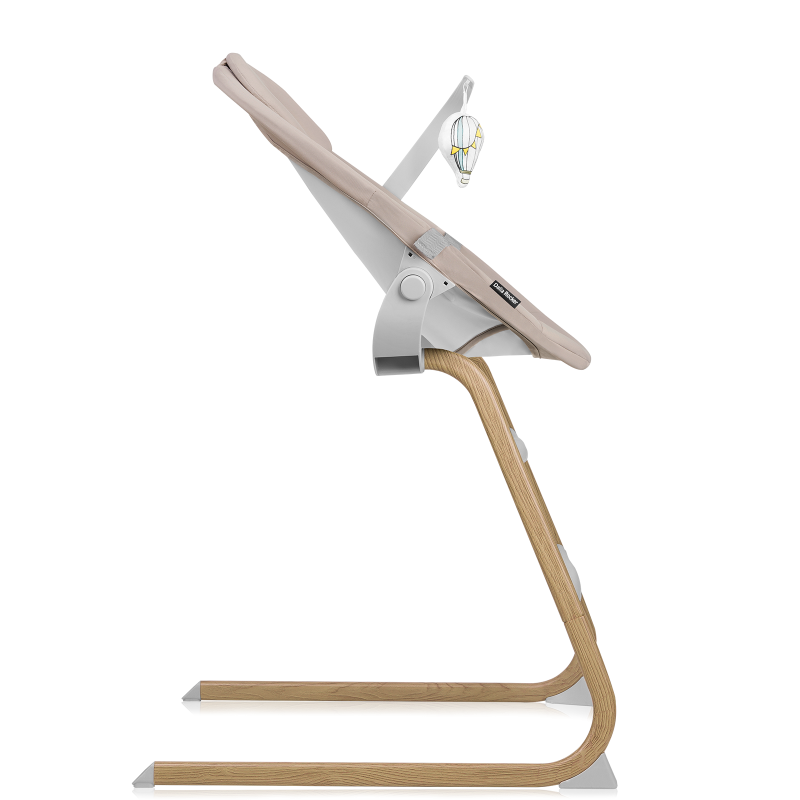 Lionelo Dalia Set Grey Stone Natural — Hochstuhl und Babywippe