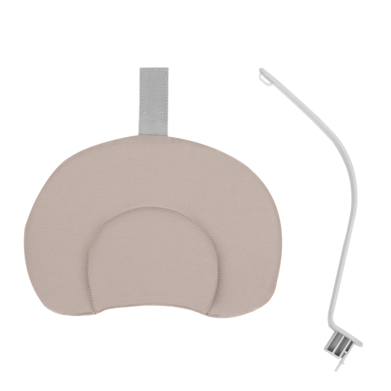 Lionelo Dalia Set Grey Stone Natural — Hochstuhl und Babywippe