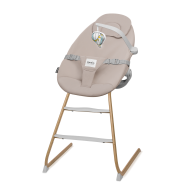 Lionelo Dalia Set Grey Stone Natural — Hochstuhl und Babywippe