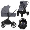 Lionelo Mika Plus 3-in-1 Grey Stone — Kombikinderwagen