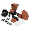 Lionelo Mika Plus 3-in-1 Brown Rust — Kombikinderwagen