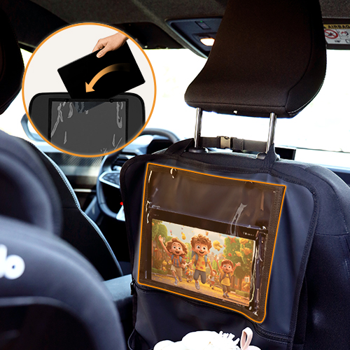 Lionelo SeatOrganizer Black — Vordersitz-Organizer
