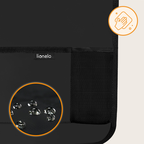 Lionelo SeatOrganizer Black — Vordersitz-Organizer