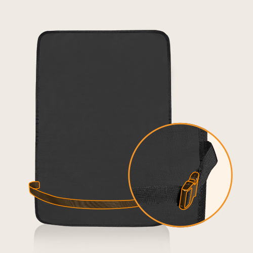 Lionelo SeatOrganizer Black — Vordersitz-Organizer