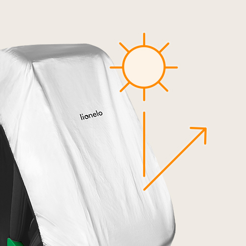 Lionelo Thermal Cover Silver — Kindersitzbezug