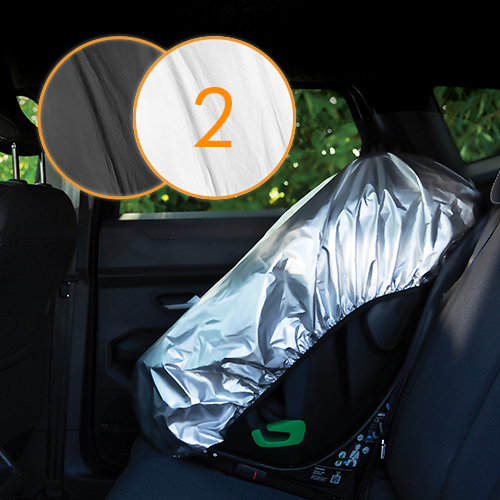 Lionelo Thermal Cover Silver — Kindersitzbezug