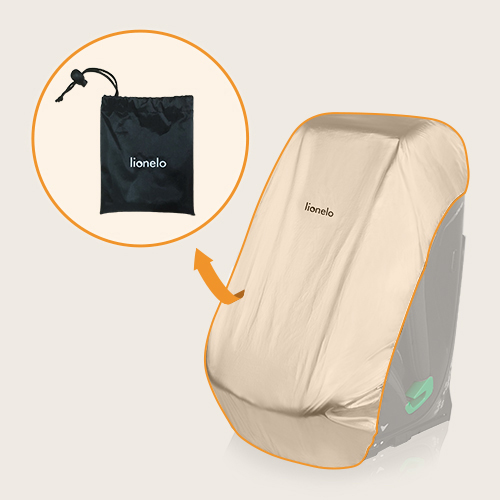 Lionelo Thermal Cover Silver — Kindersitzbezug