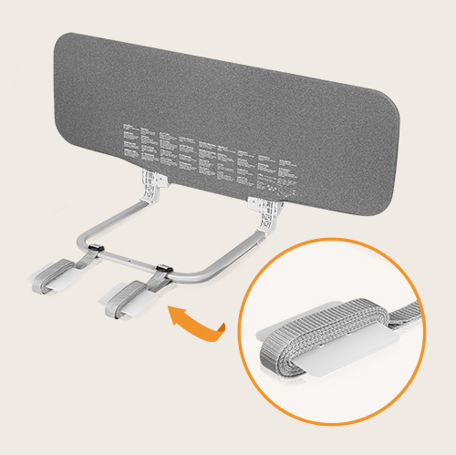lionelo Lora Grey Stone – Tragbares Schutzgitter