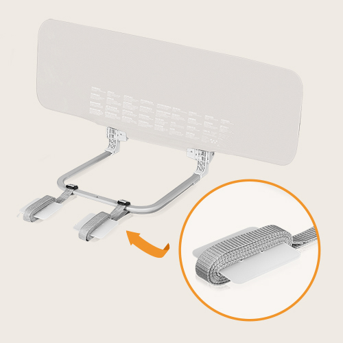 lionelo Lora Beige Sand – Tragbares Schutzgitter