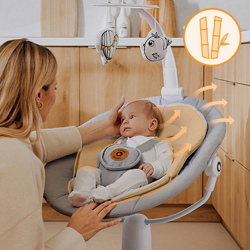 Lionelo Emma Plus Pink Scandi — Wózek spacerowy